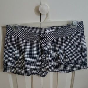Cuffed Gingham Dress Shorts